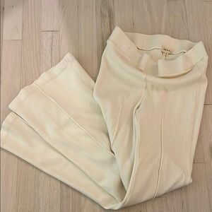 DONNI. rib kick flare pants size xs